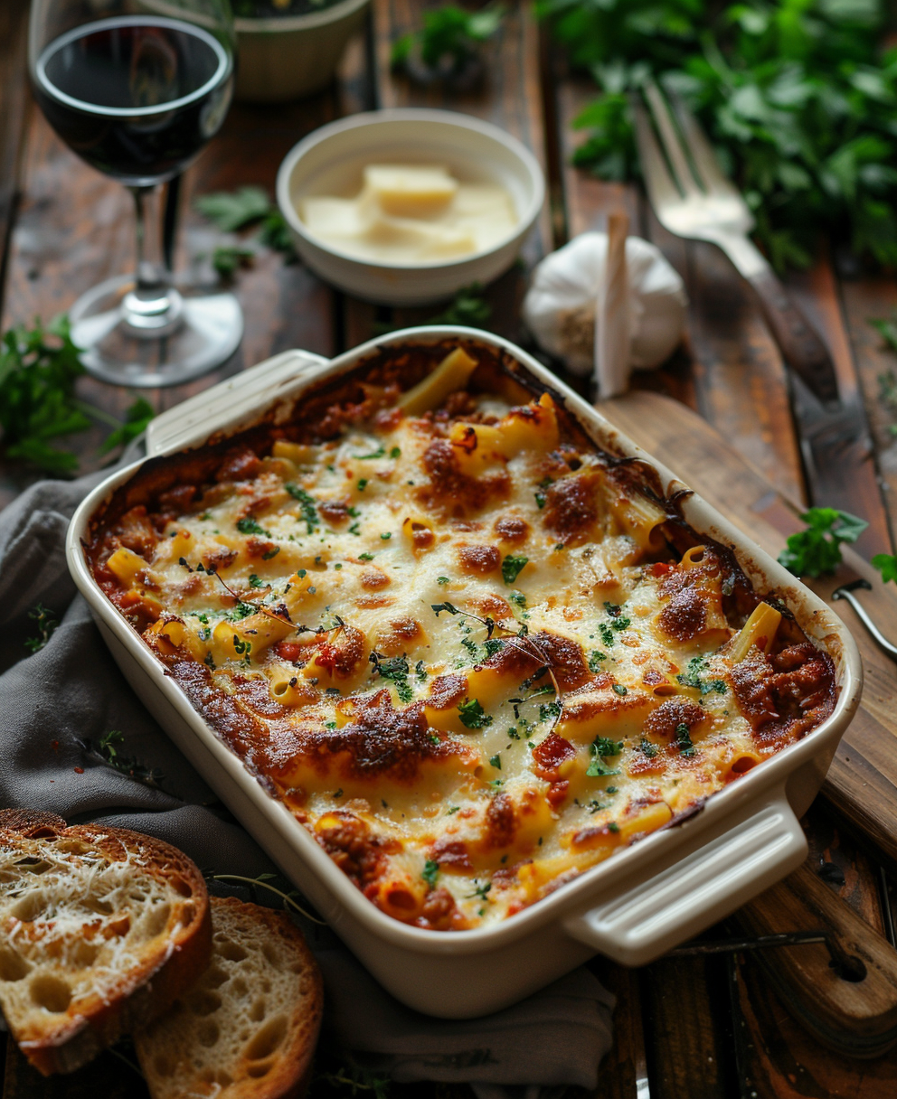 Pasta al forno con ragù e besciamella