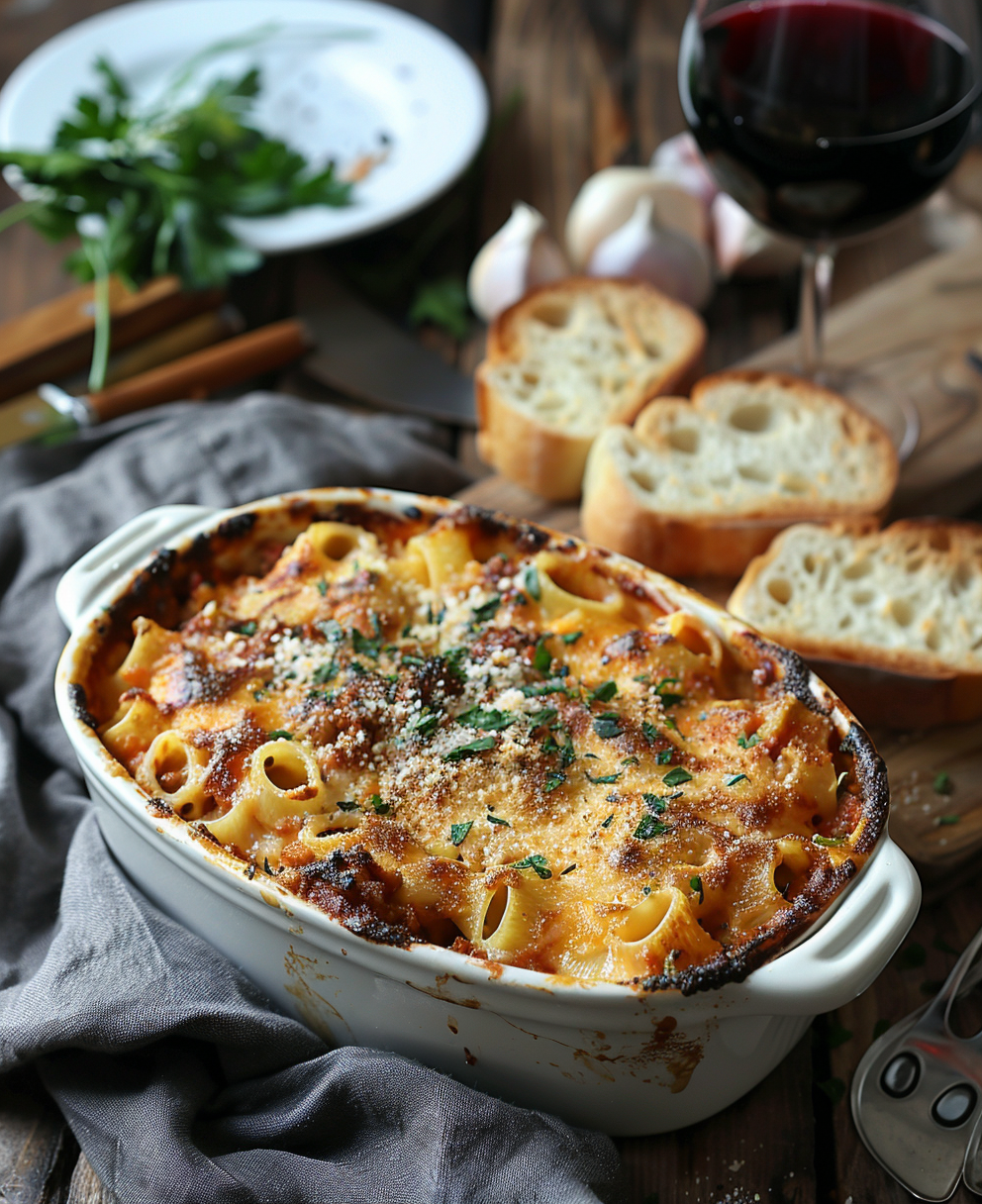 Pasta al forno con ragù e besciamella