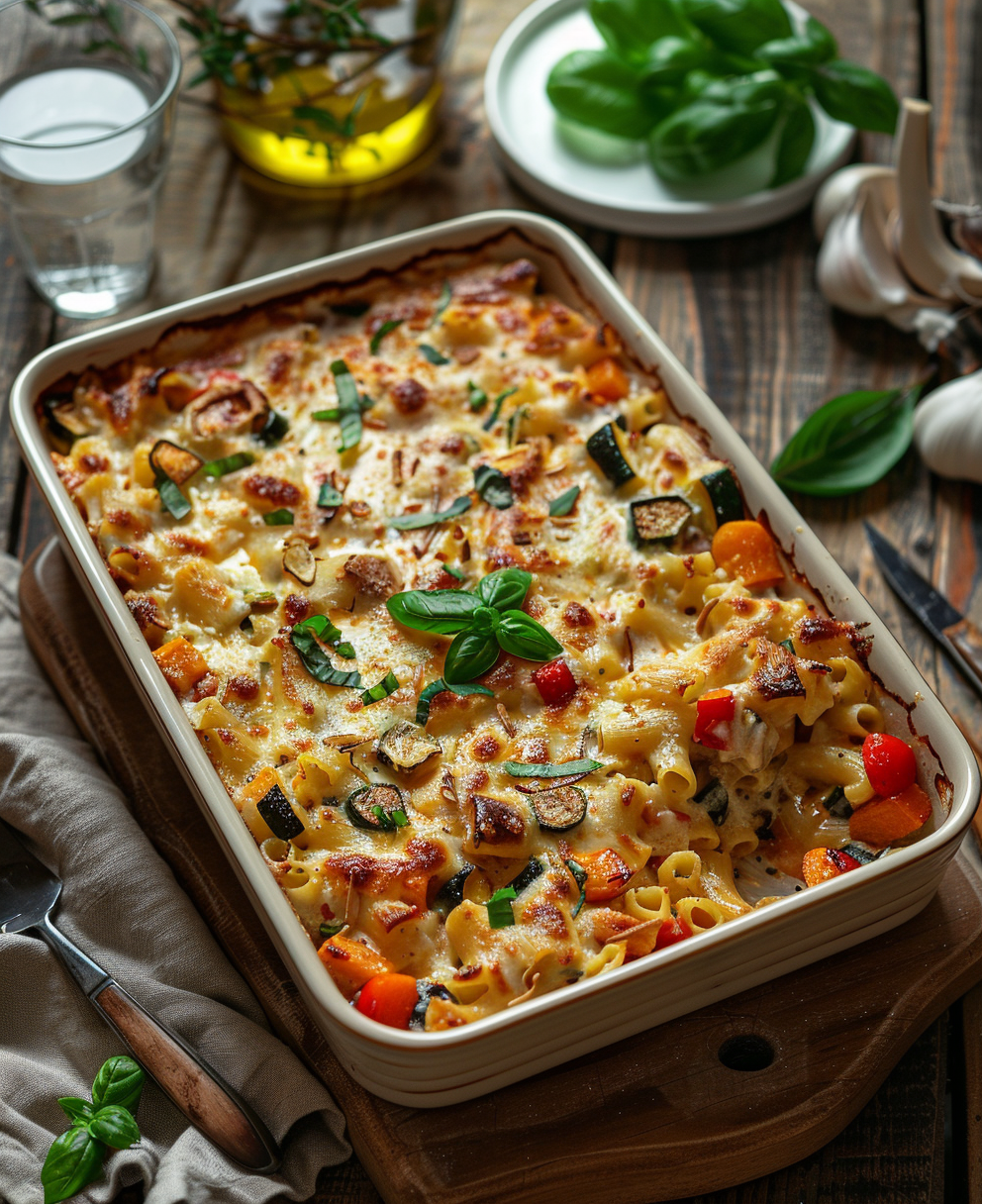 Pasta al forno estiva