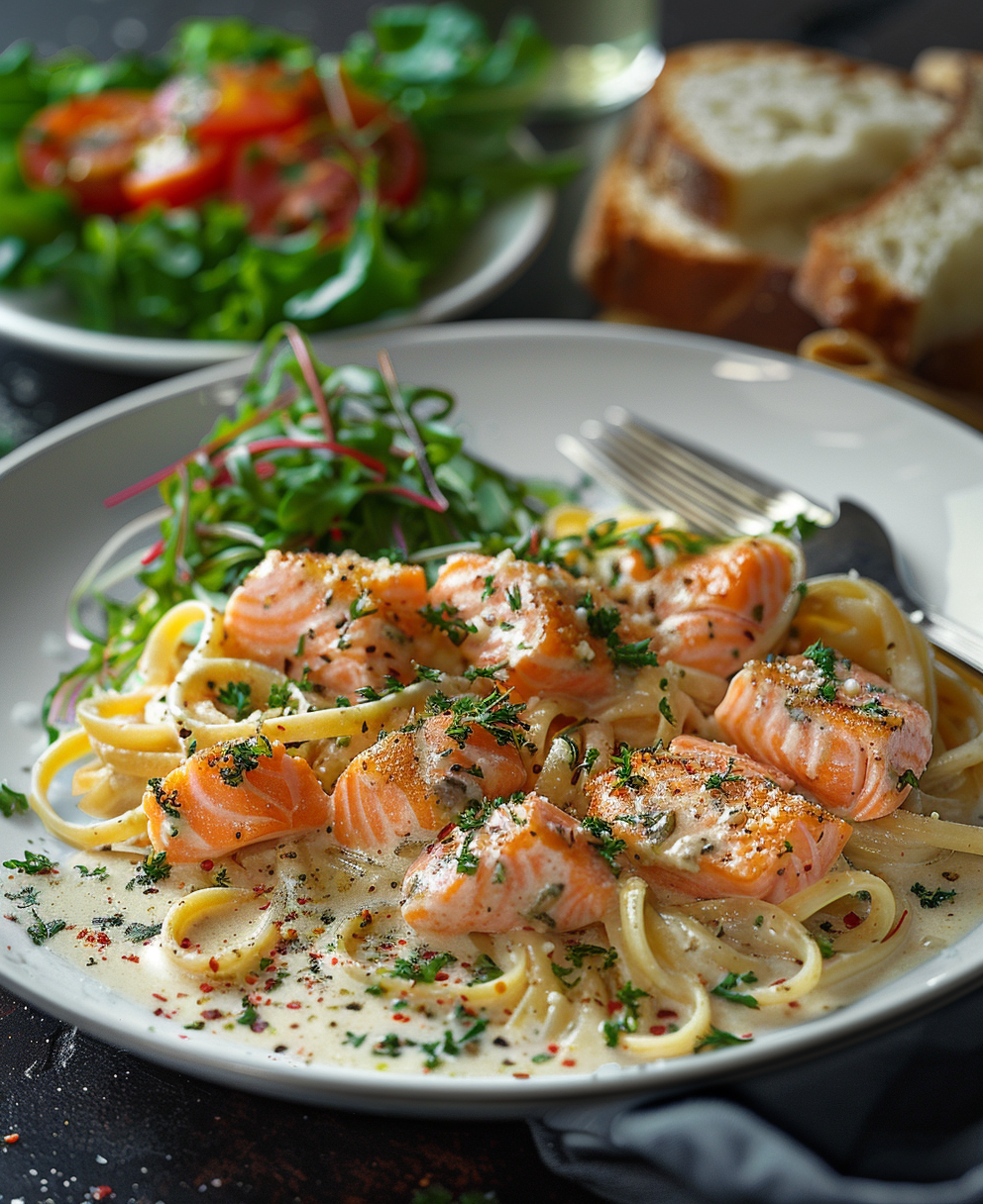 Pasta al salmone fresco e panna