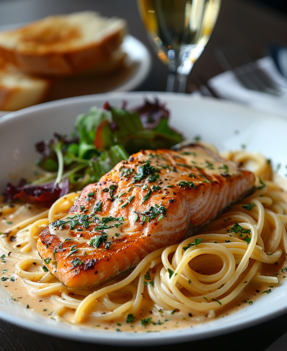Pasta al salmone fresco e panna