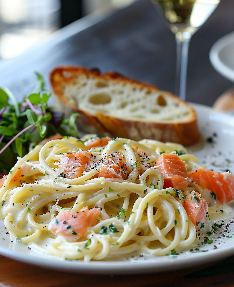 Pasta al salmone fresco e panna