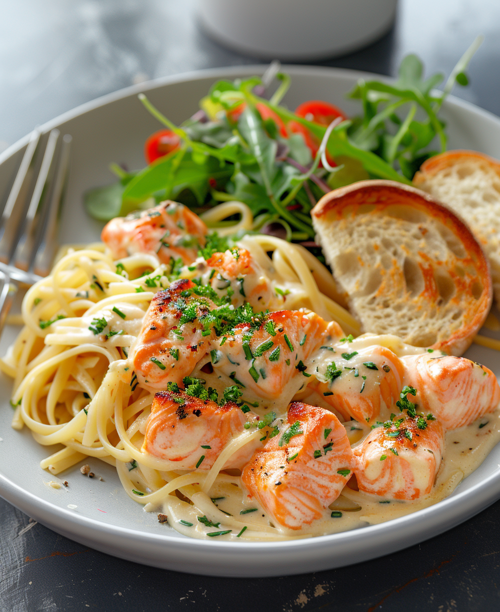Pasta al salmone fresco e panna