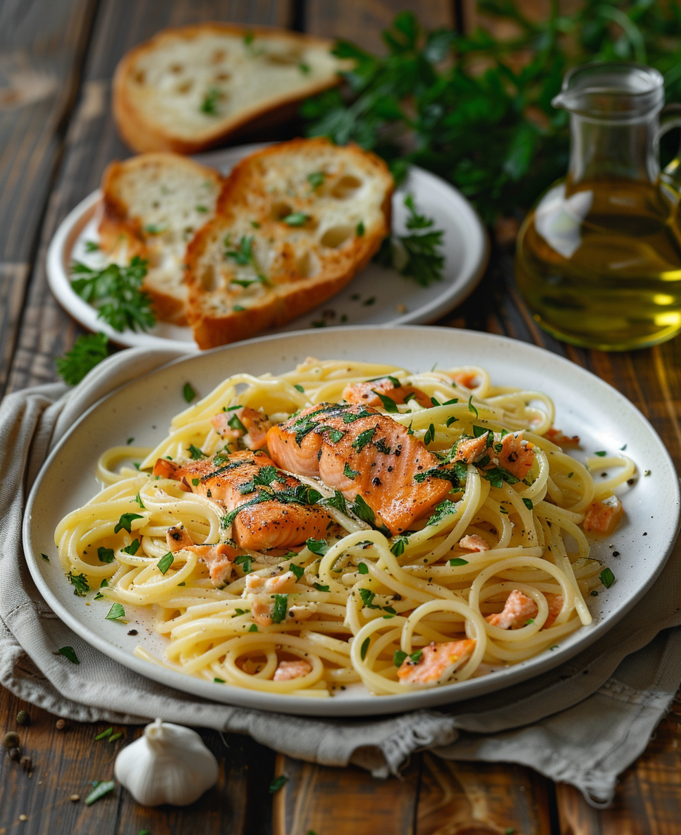 Pasta al salmone fresco e zucchine