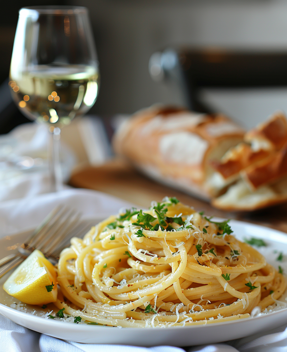 Pasta alle alici fresche