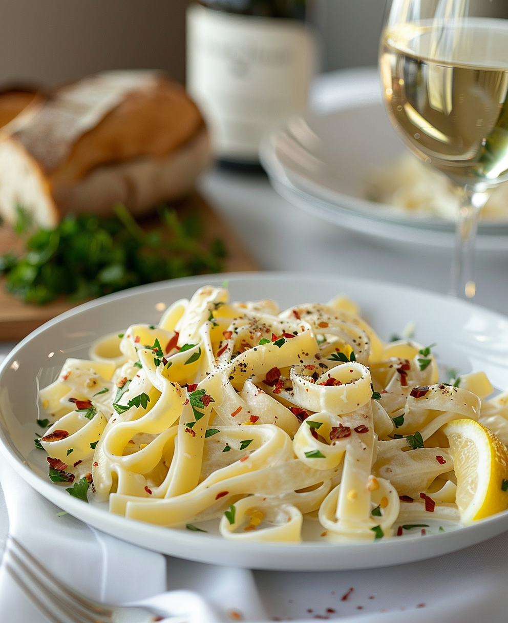Pasta alle alici fresche