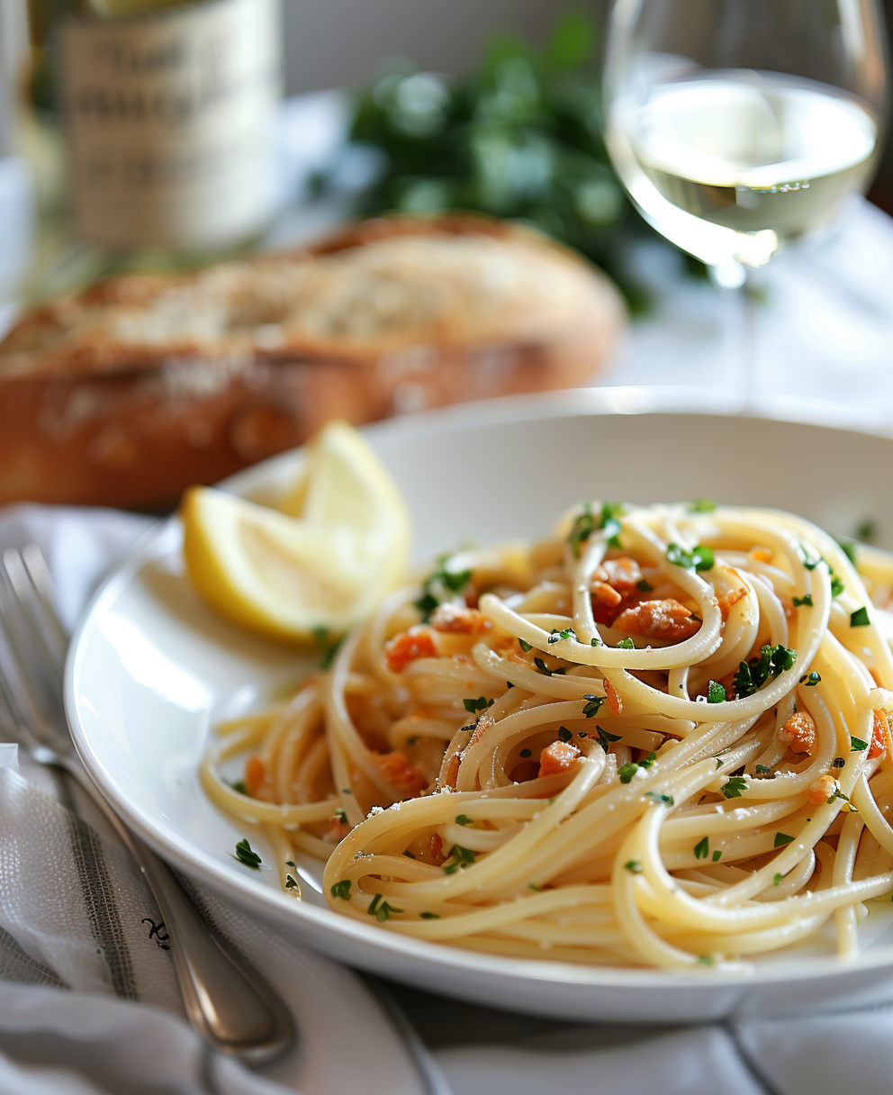 Pasta alle alici fresche
