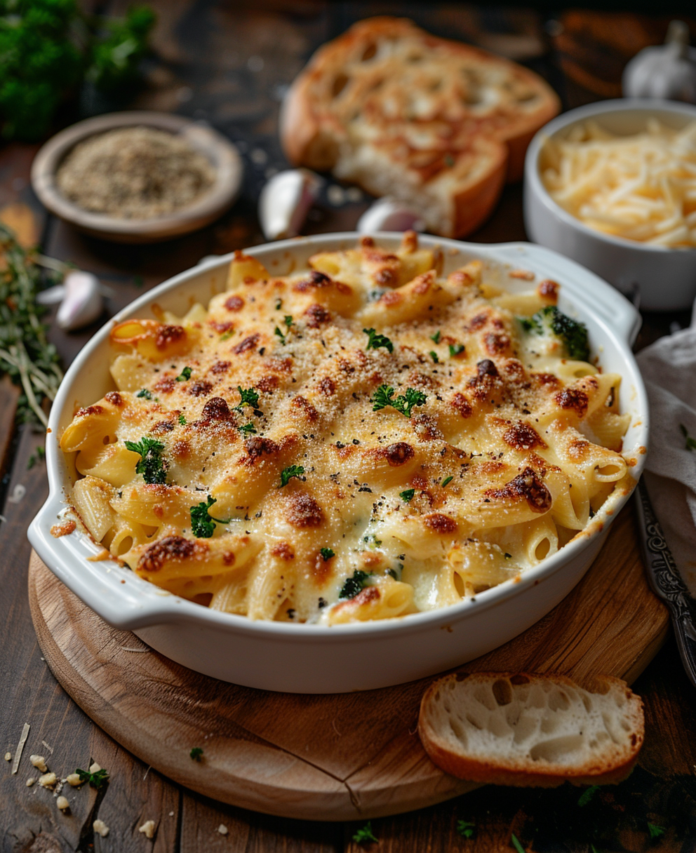 Pasta con i broccoli arriminati al forno
