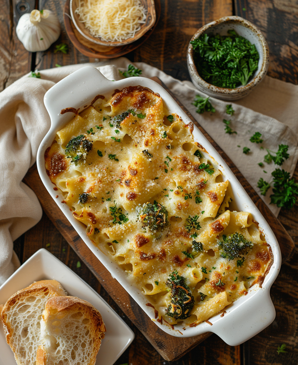Pasta con i broccoli arriminati al forno