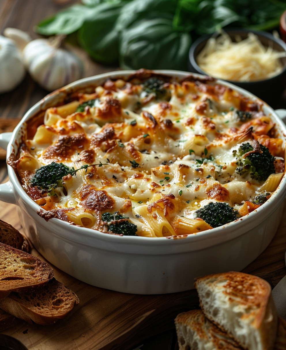 Pasta con i broccoli arriminati al forno