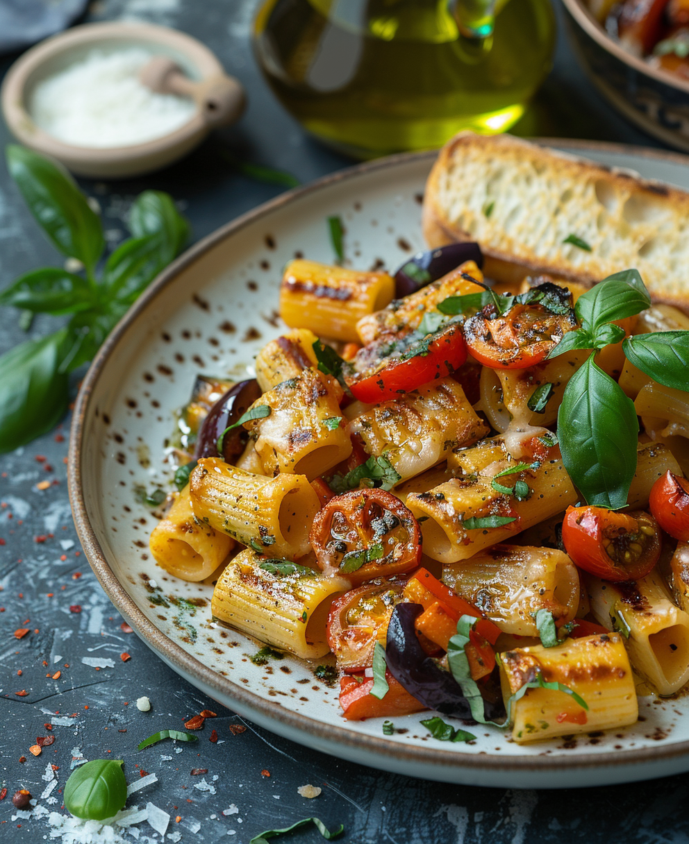 Pasta con pomodorini al forno ricetta barese