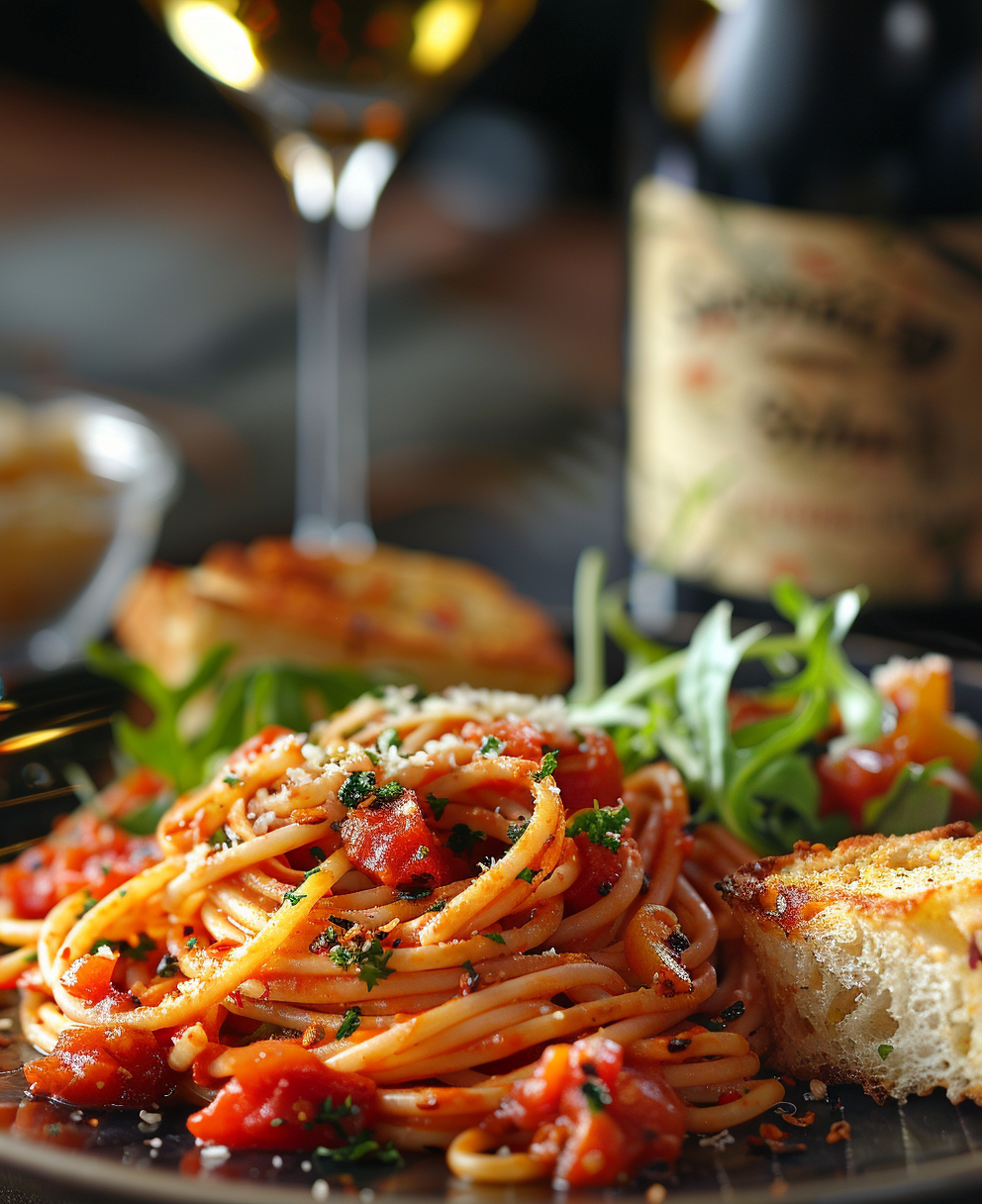 Pasta con pomodoro fresco