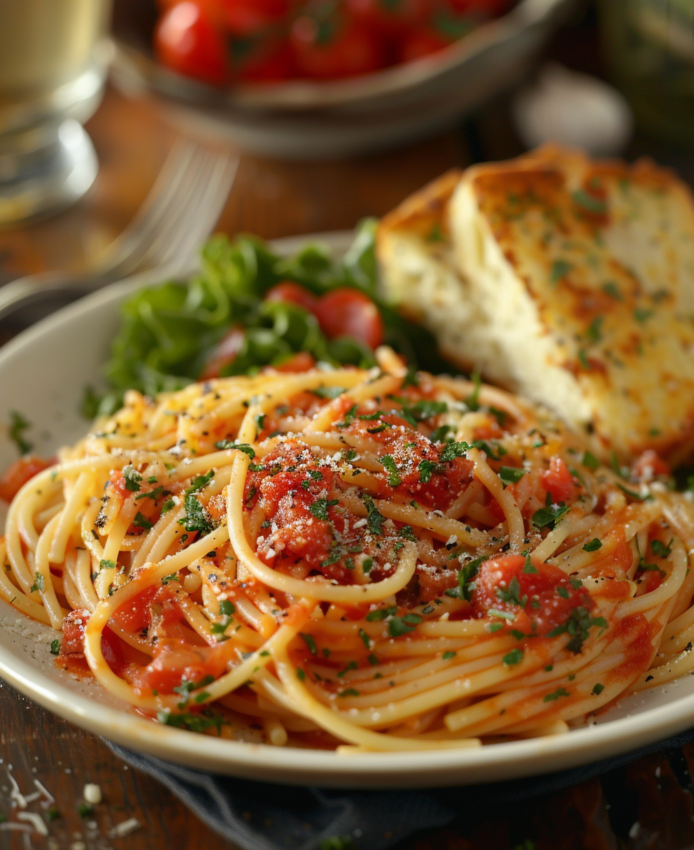 Pasta con pomodoro fresco