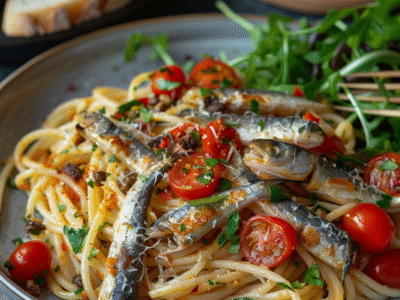 Pasta con sarde fresche e pomodorini: La Ricetta Irresistibile