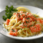 Pasta e salmone fresco ricetta