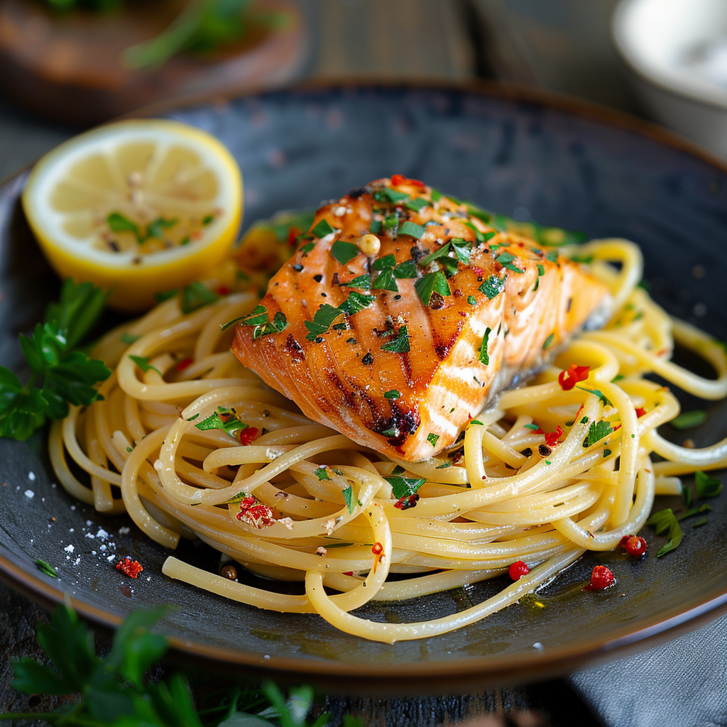 Pasta e salmone fresco ricetta