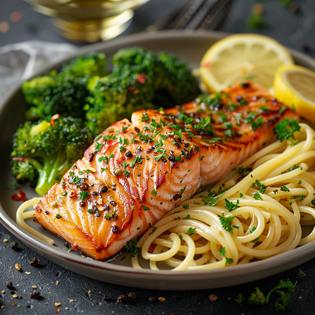 Pasta e salmone fresco senza panna