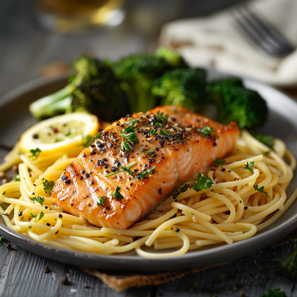 Pasta e salmone fresco senza panna