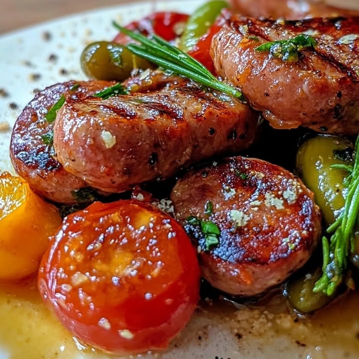 Salsicce e Verdure al Forno