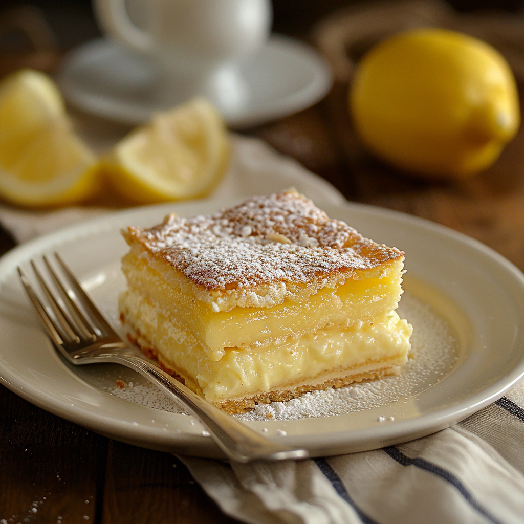 torta con crema al limone