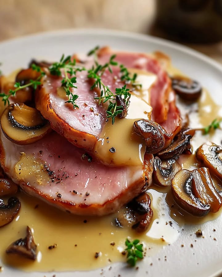 Jambon Funghi Madère