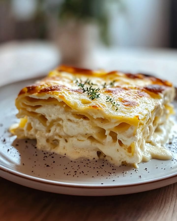 Lasagne Crema Pollo