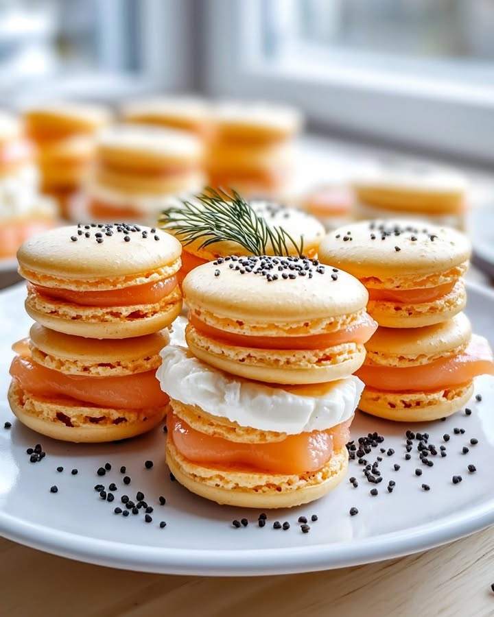 Macarons Salati Salmone