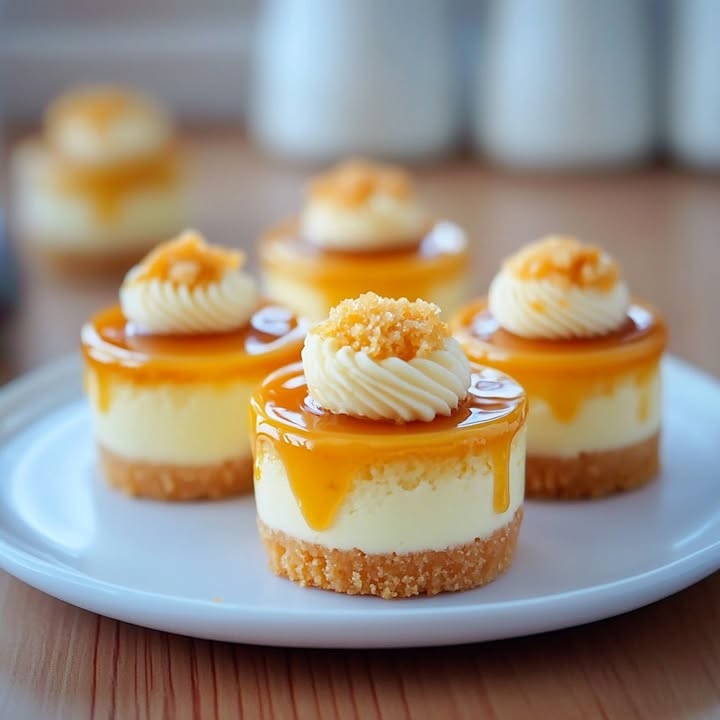 Mini cheesecakes dulce