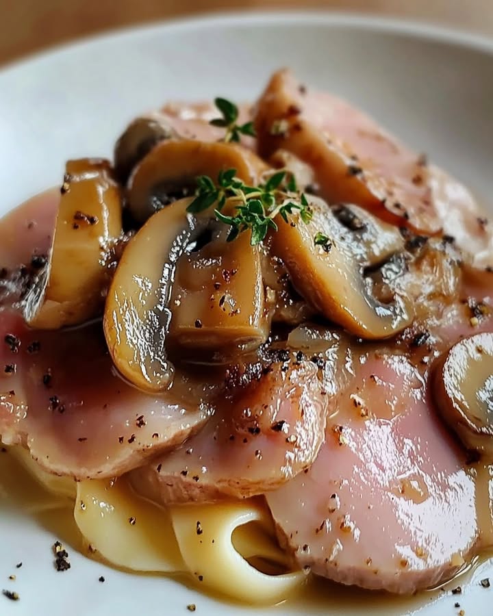 Tagliatelle Jambon Madère