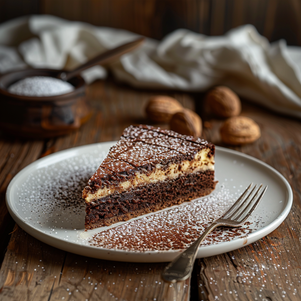 torta amaretti e cioccolata
