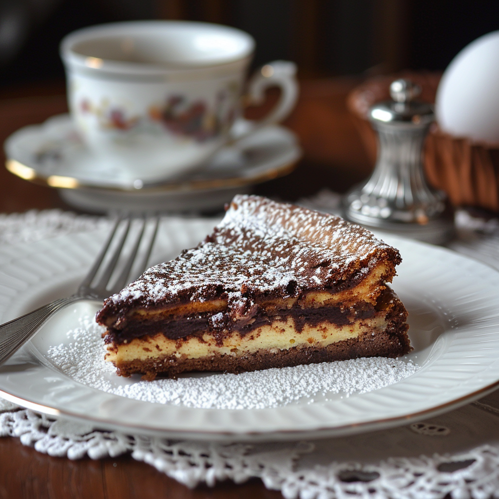 torta amaretti e cioccolata