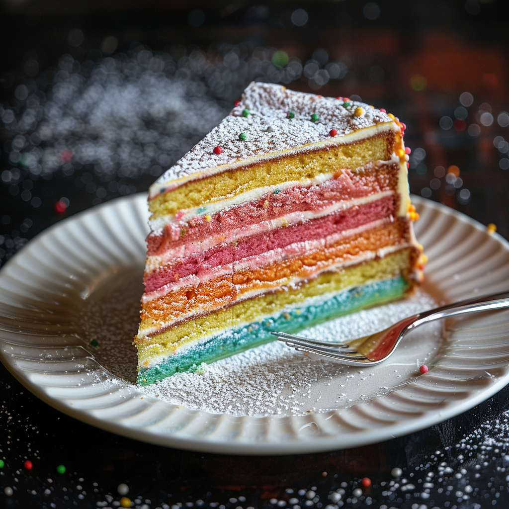 torta arcobaleno