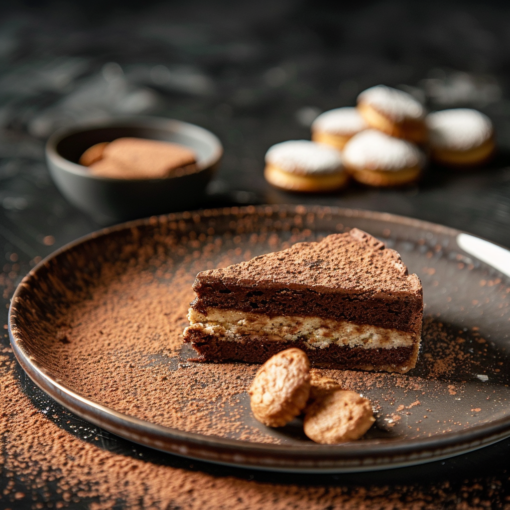 torta di cioccolato e amaretti