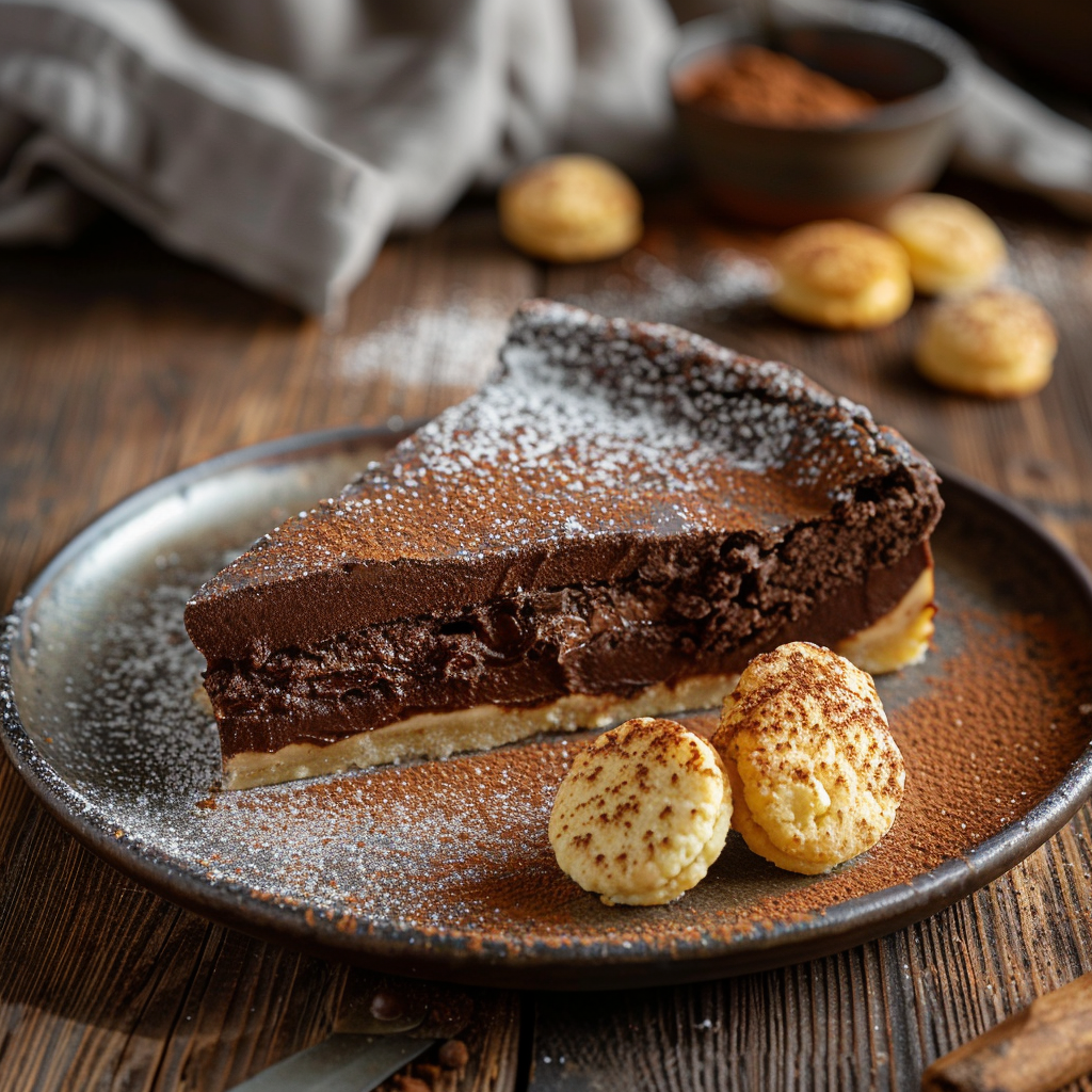 torta di cioccolato e amaretti