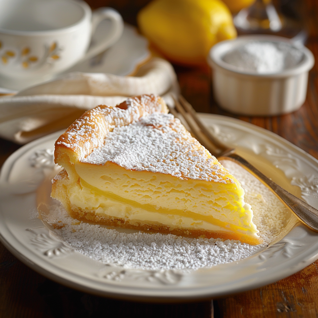 torta di crema al limone