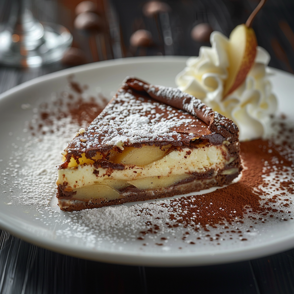 torta di pere cioccolato e ricotta