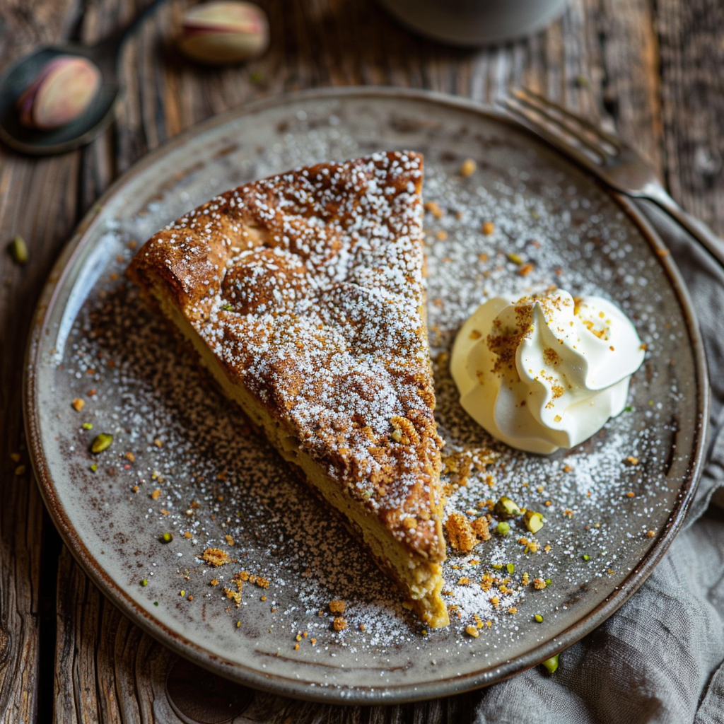 torta di pistacchio