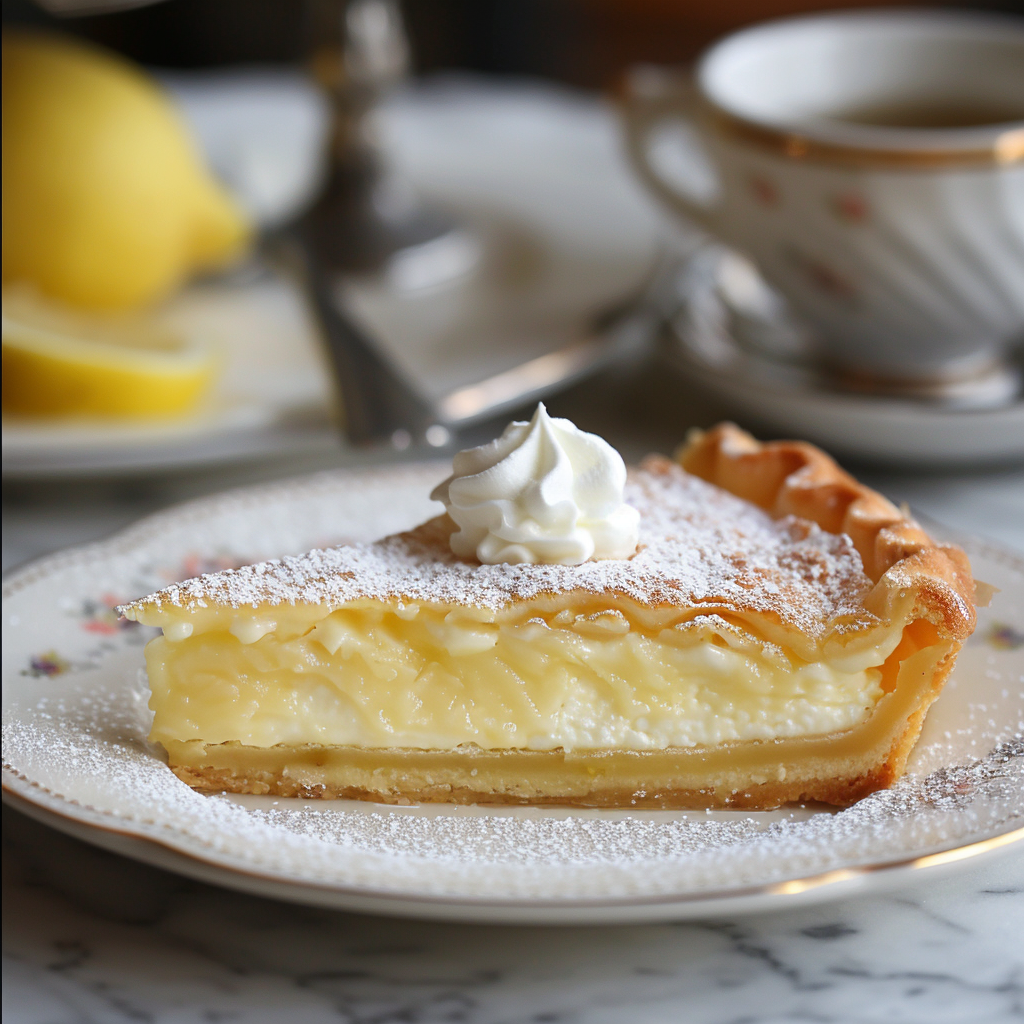 torta limone con crema