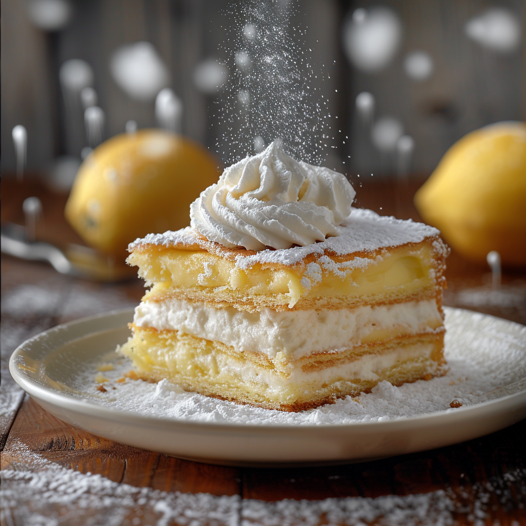 torta limone con crema
