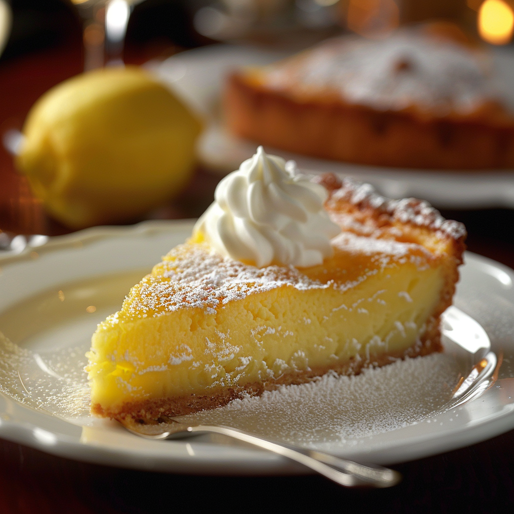 torta limone con crema