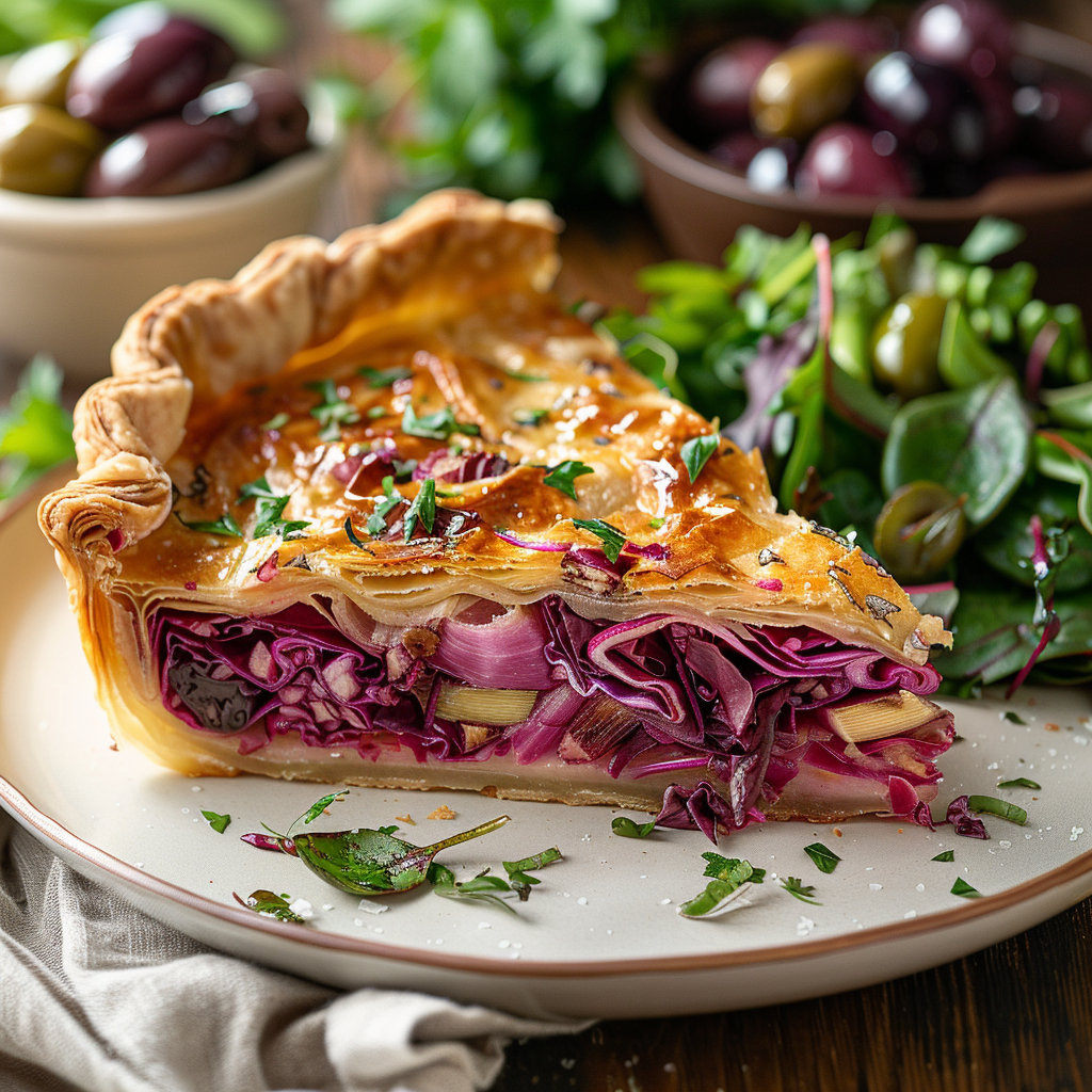 torta salata al radicchio