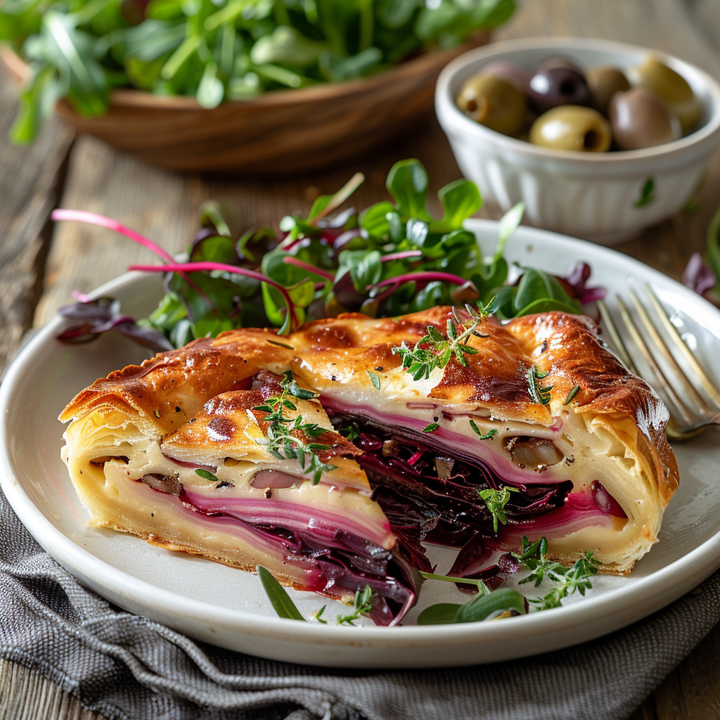 torta salata al radicchio