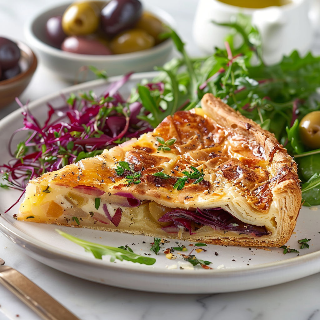 torta salata al radicchio