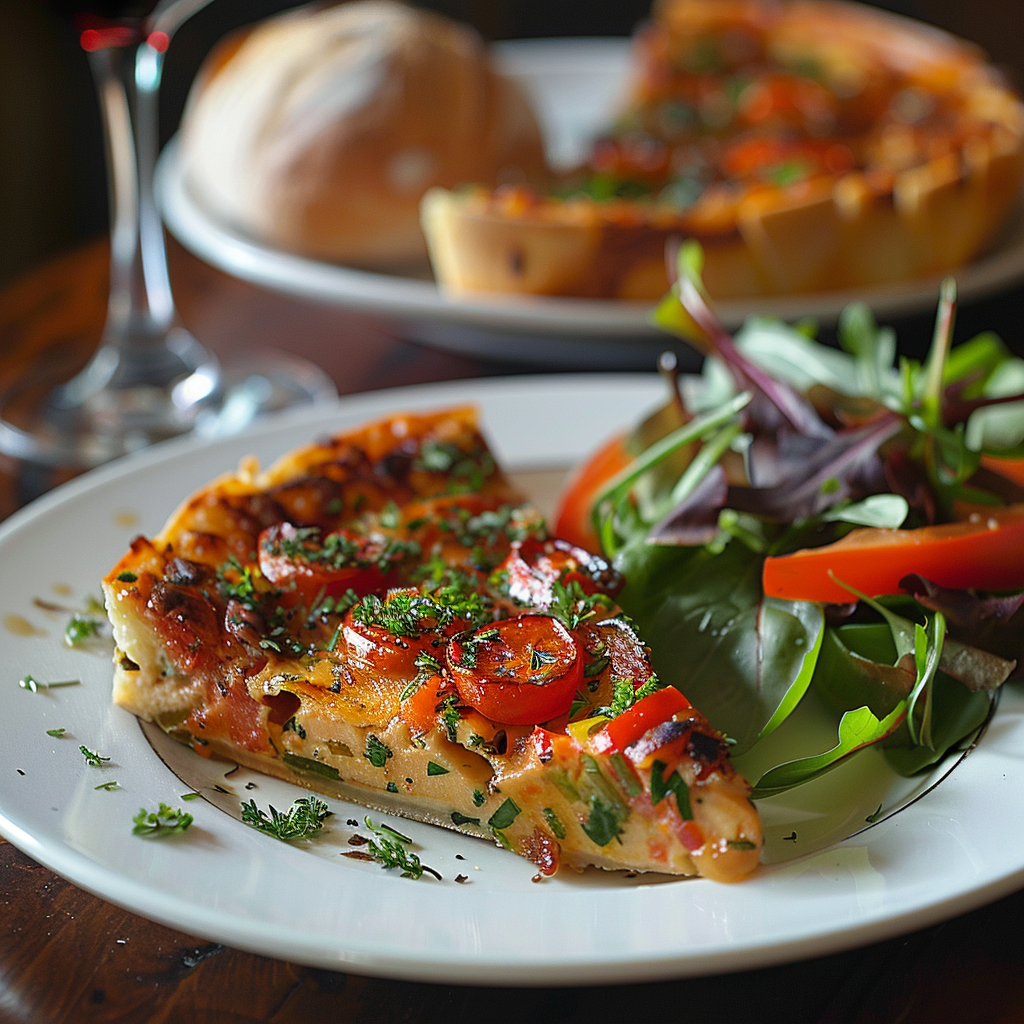 torta salata con i peperoni