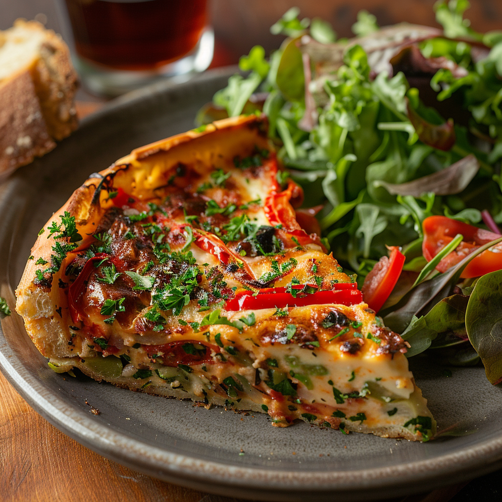torta salata con i peperoni