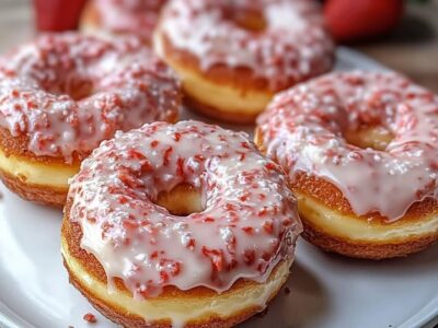 Ciambelle Ripiene Cheesecake Fragole: Ricetta Facile e Deliziosa