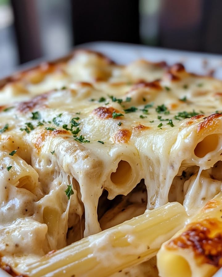Pasta al Forno Aglio e Parmigiano