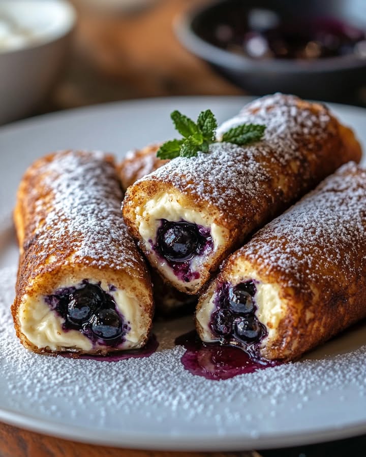 Rotolini Toast Bluberry