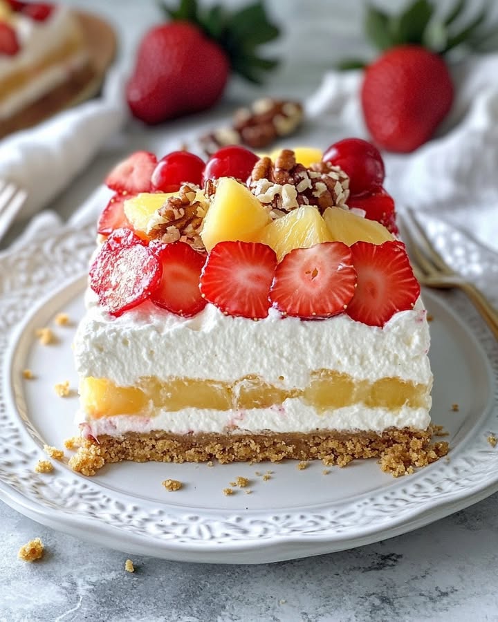 Torta Tropicale Fragole