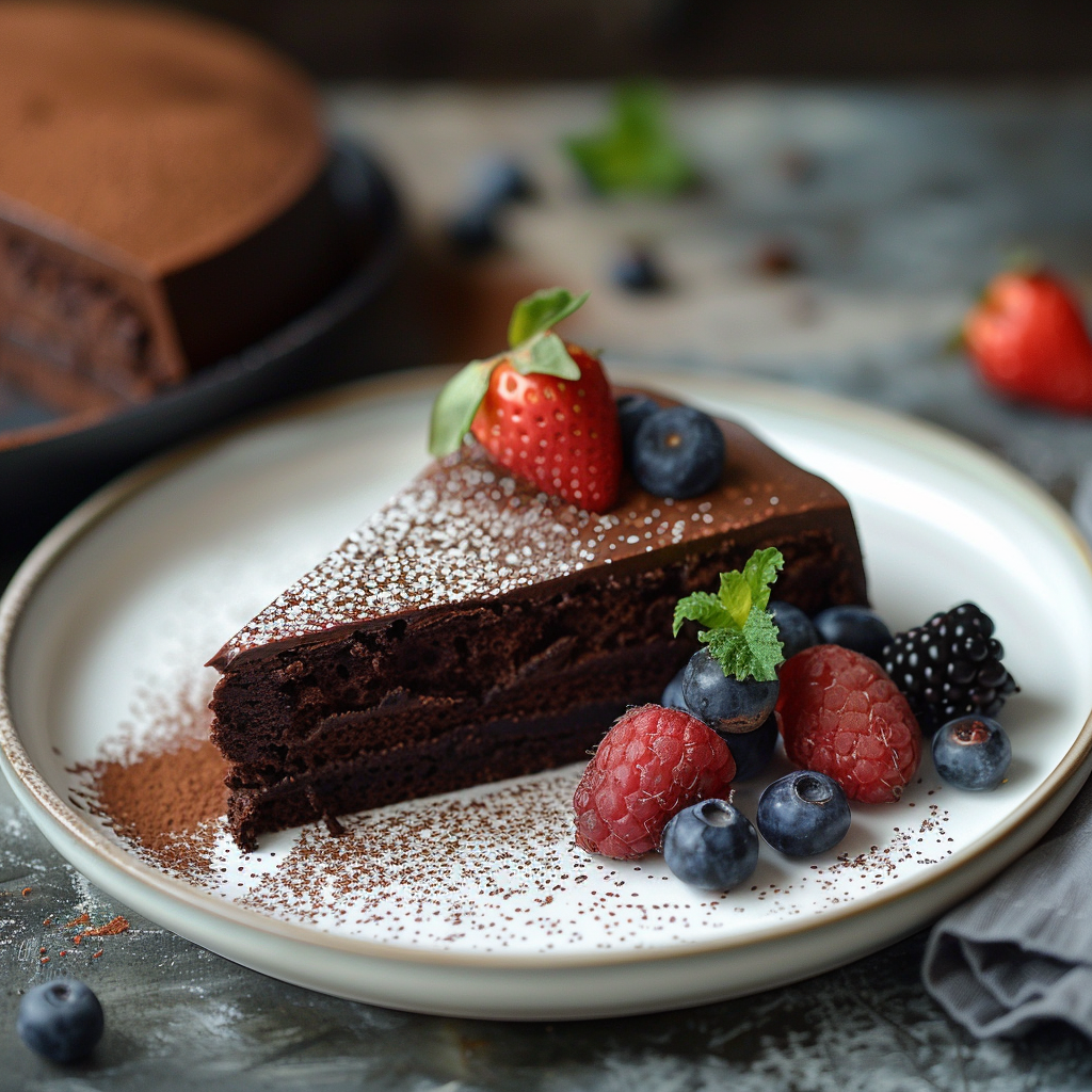 torta vegana al cioccolato